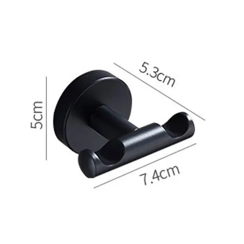 Black Stainless Steel Wall Hooks