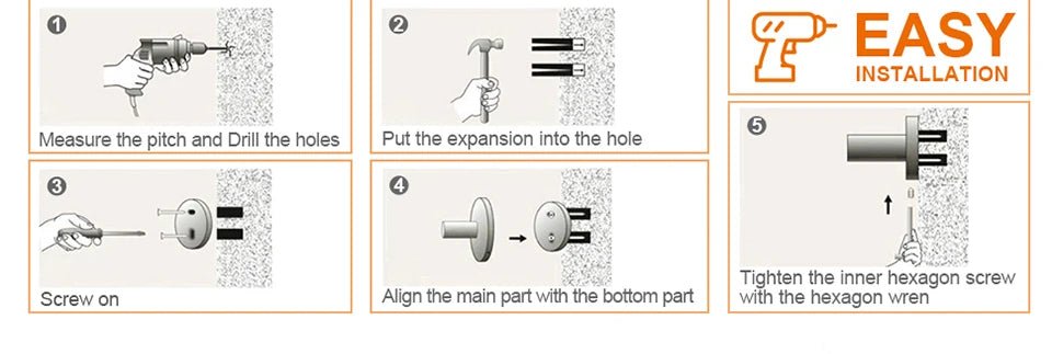 Matt Black Bathroom Hardware & Accessory Kit