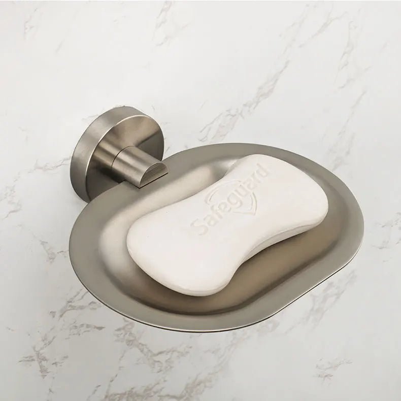 Brushed Stainless Steel Bathroom Hardware Set