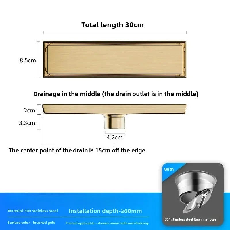 Stainless Steel Tile Insert Floor Drain