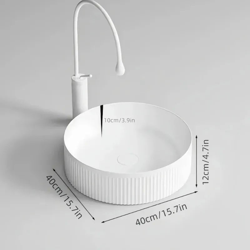 Modern Large Ceramic Bathroom Basin – Vanity Sink