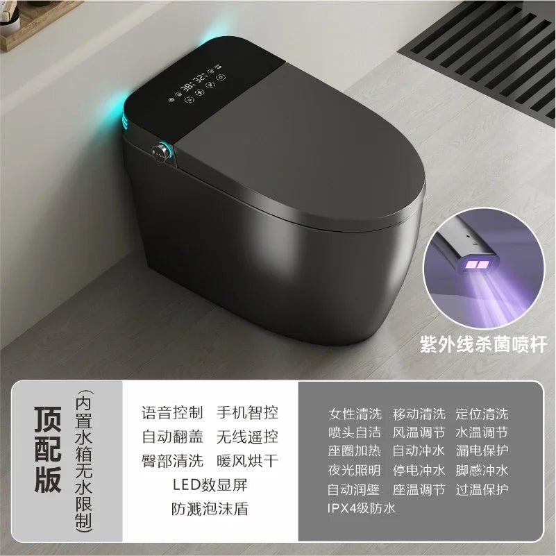 Smart Electric Heated Toilet – Automatic Flush & Bidet