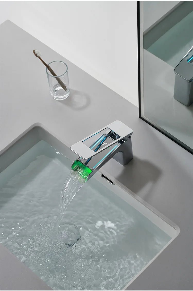 High-Quality Grey Basin Faucet – Brass Bathroom Vanity Tap