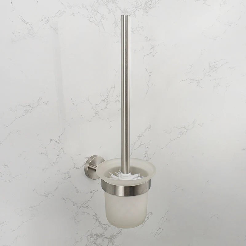 Brushed Stainless Steel Bathroom Hardware Set