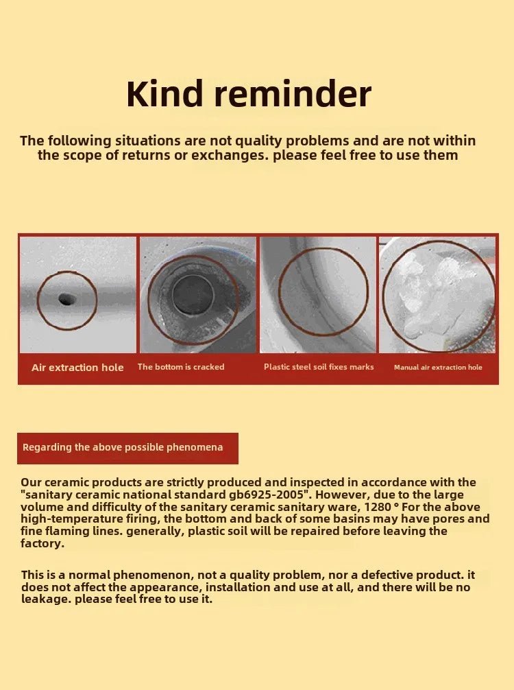 Square White Ceramic Countertop Basin – Multi-Size Vanity Sink