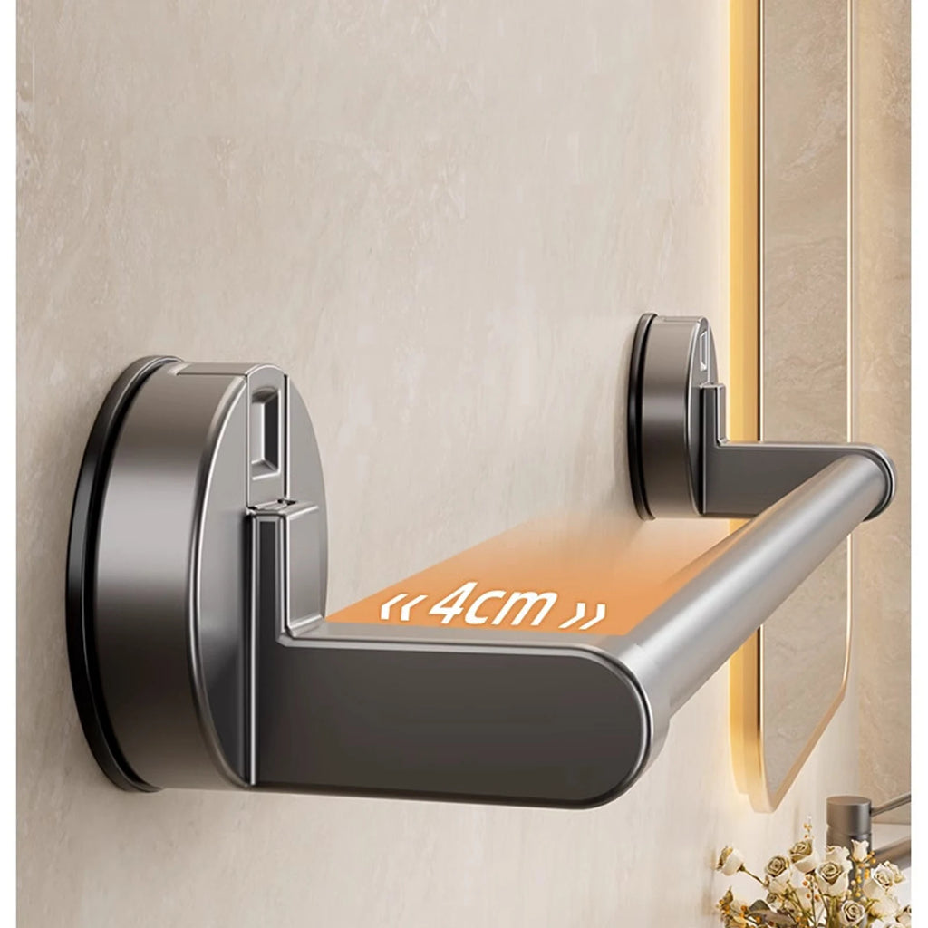 Suction Cup Double Towel Bar (No-Drill Wall Mount)
