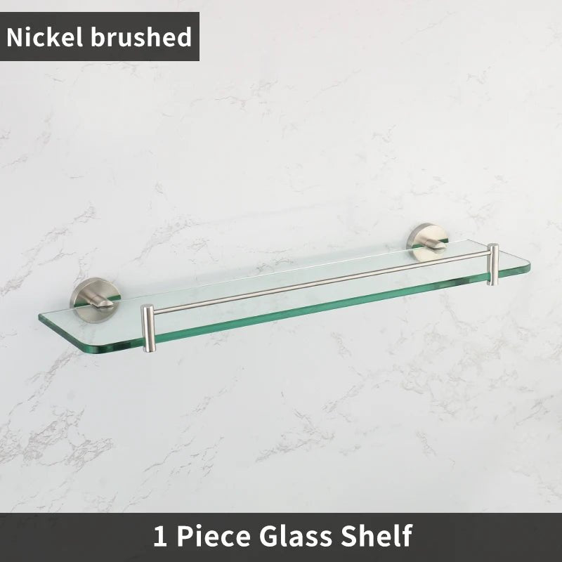 Brushed Stainless Steel Bathroom Hardware Set