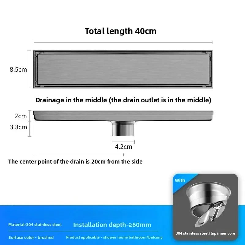 Stainless Steel Tile Insert Floor Drain