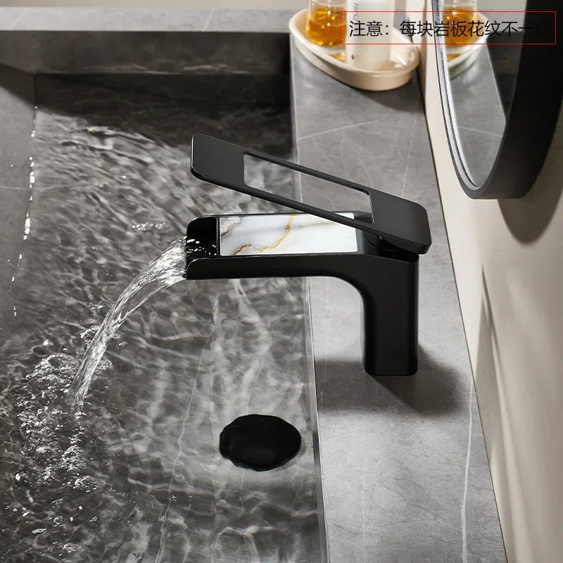 High-Quality Grey Basin Faucet – Brass Bathroom Vanity Tap