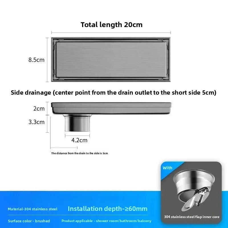 Stainless Steel Tile Insert Floor Drain
