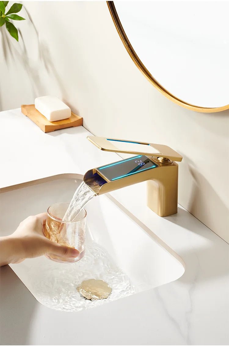 High-Quality Grey Basin Faucet – Brass Bathroom Vanity Tap