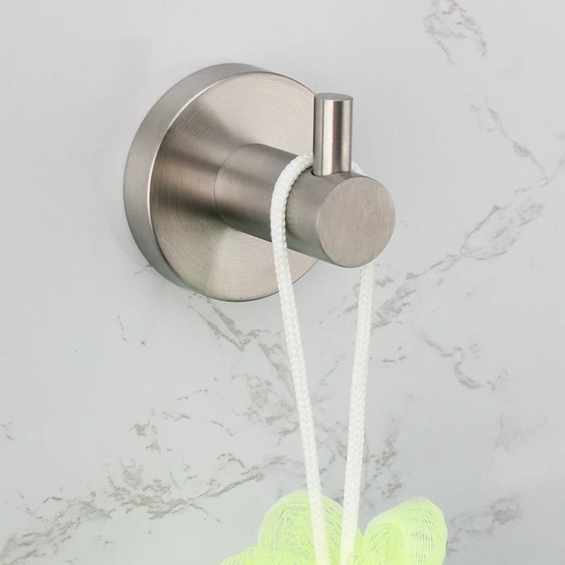 Brushed Stainless Steel Bathroom Hardware Set