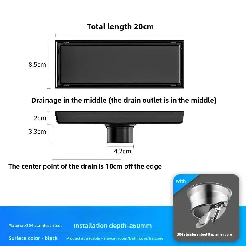 Stainless Steel Tile Insert Floor Drain