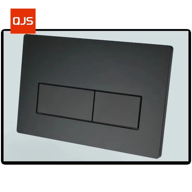 Dual Flush Plate with Lever & Mounting Frame – Matte Black (Sigma Compatible)