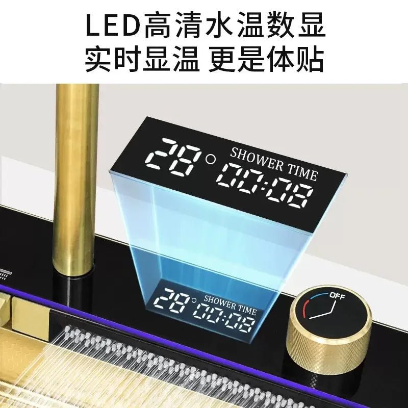 Stainless Steel Kitchen Sink – Digital Display & Ambient Light