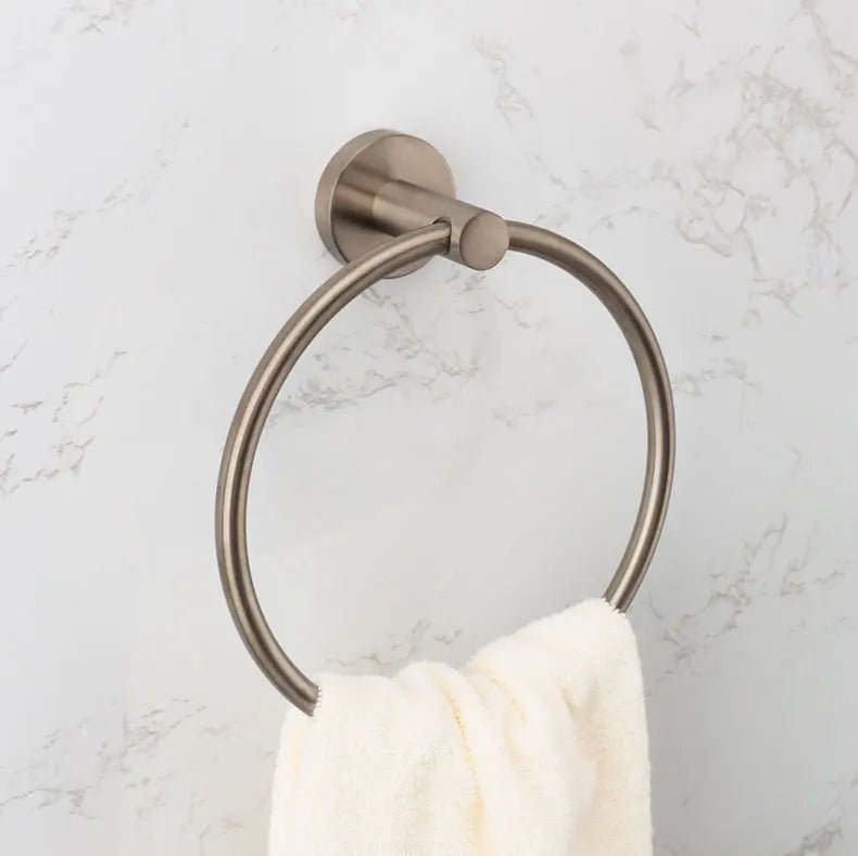 Brushed Stainless Steel Bathroom Hardware Set