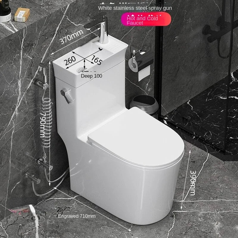 Integrated Toilet and Wash Basin Combo