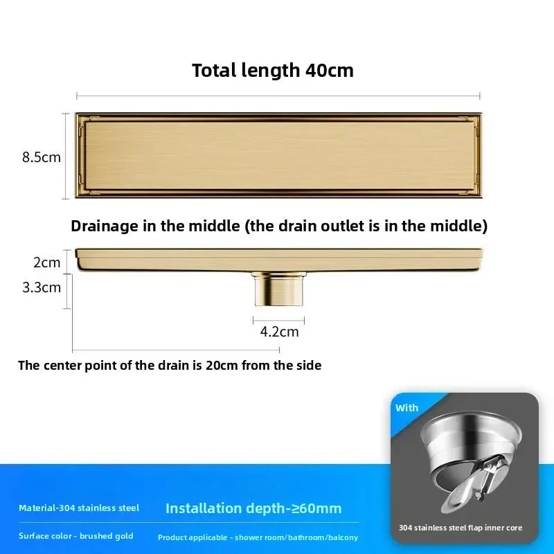 Stainless Steel Tile Insert Floor Drain