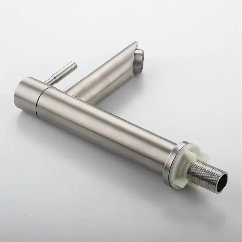 Stainless Steel Basin Faucet – Single Cold Water Tap (Gold/Black/Silver)