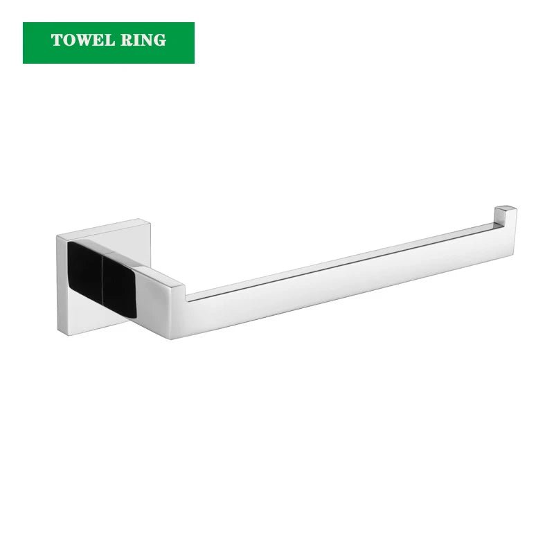 Matte Black Bathroom Accessories Set – Wall Shelf, Towel Rail, Hooks & Toilet Roll Holder