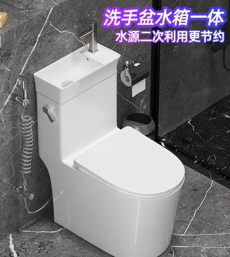 Integrated Toilet and Wash Basin Combo