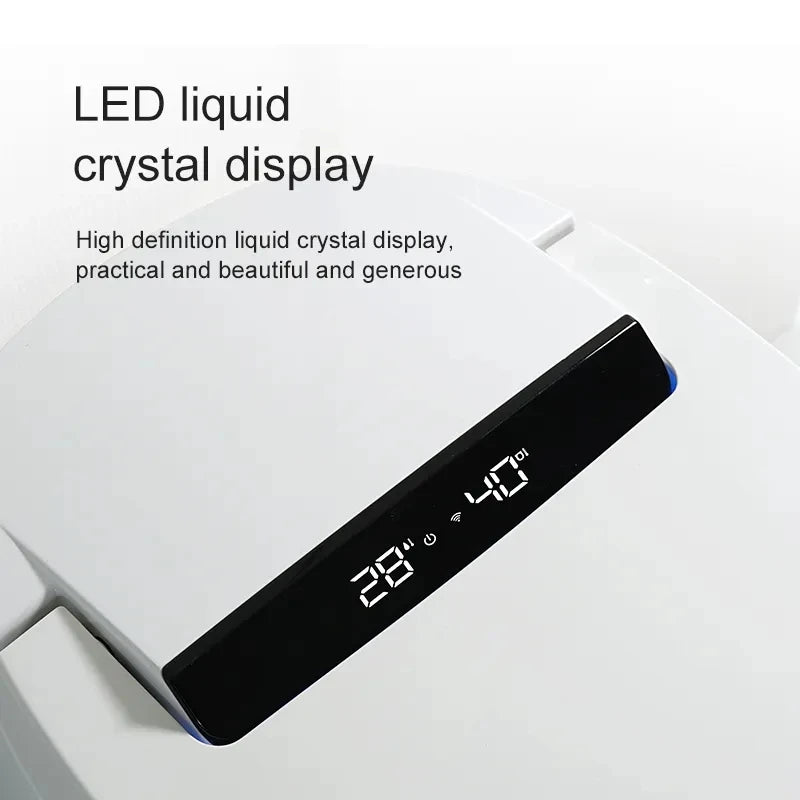 Japanese-Style Smart Commode with Auto Flush & Remote