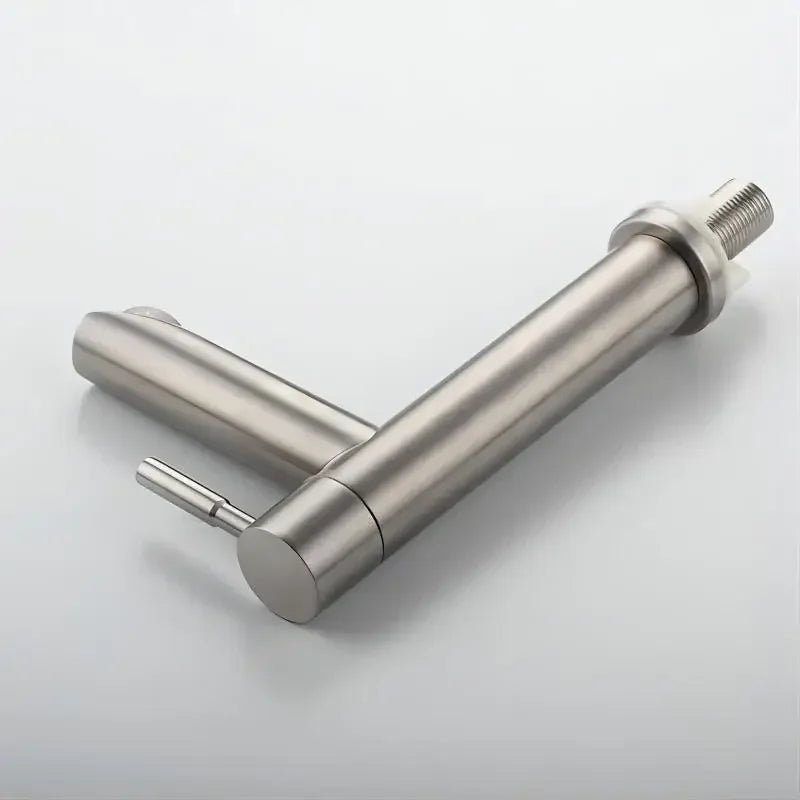 Stainless Steel Basin Faucet – Single Cold Water Tap (Gold/Black/Silver)