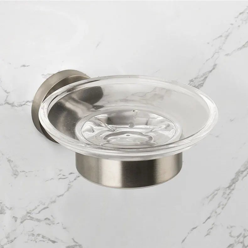 Brushed Stainless Steel Bathroom Hardware Set