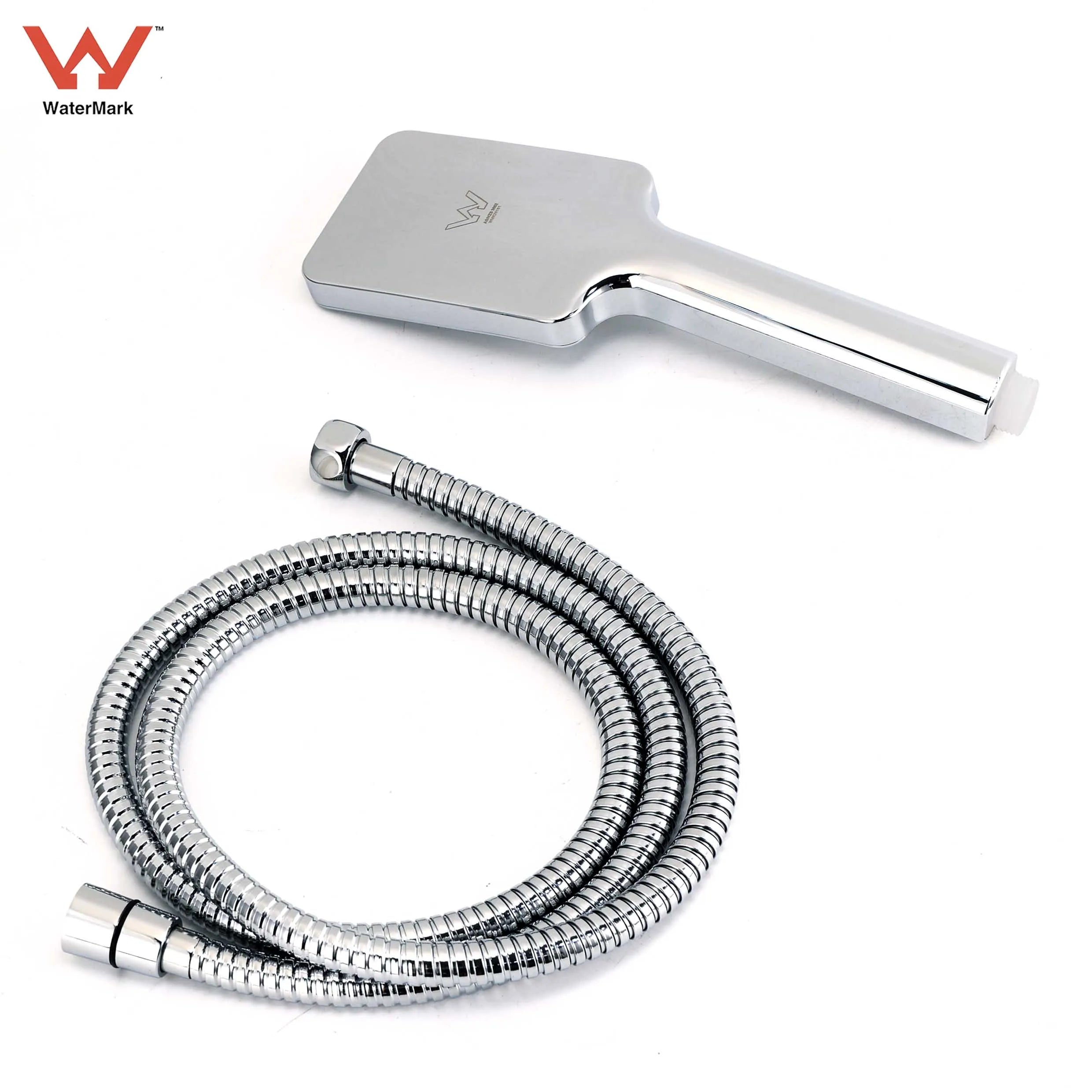 Square Rain Shower Set with 3-Mode Handheld and Sliding Rail