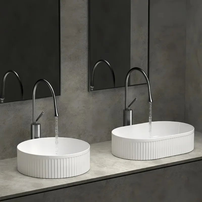 Modern Large Ceramic Bathroom Basin – Vanity Sink