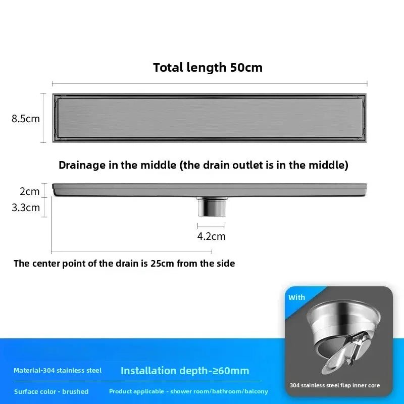Stainless Steel Tile Insert Floor Drain