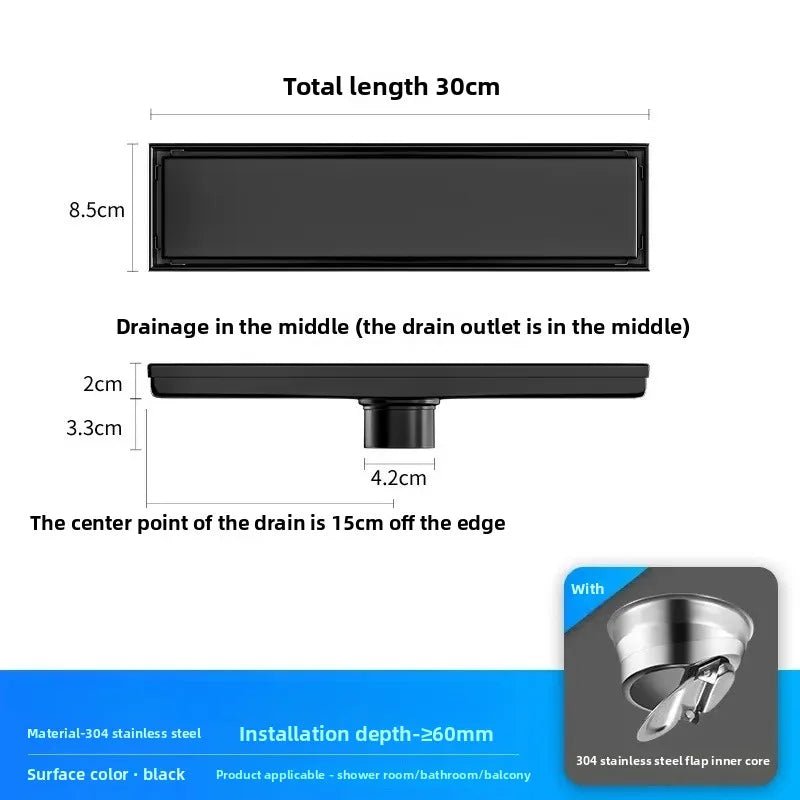 Stainless Steel Tile Insert Floor Drain