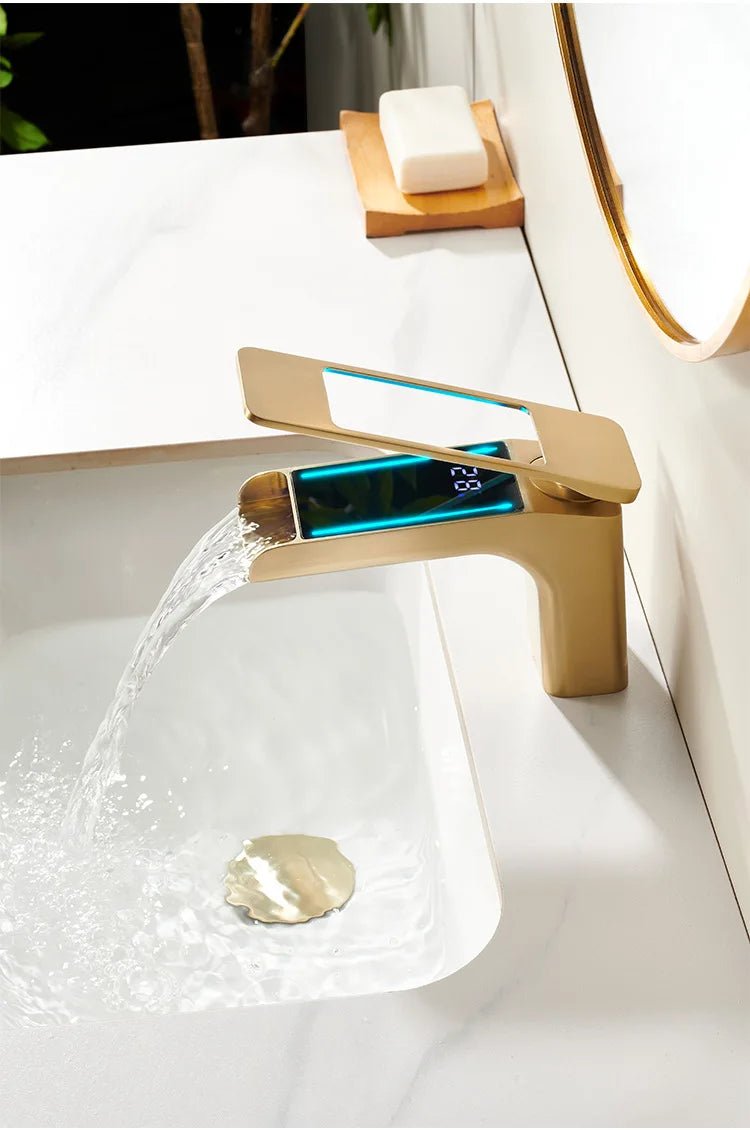 High-Quality Grey Basin Faucet – Brass Bathroom Vanity Tap