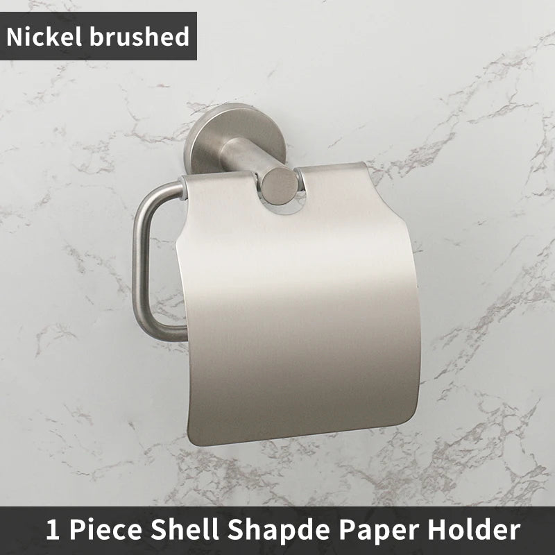 Brushed Stainless Steel Bathroom Hardware Set