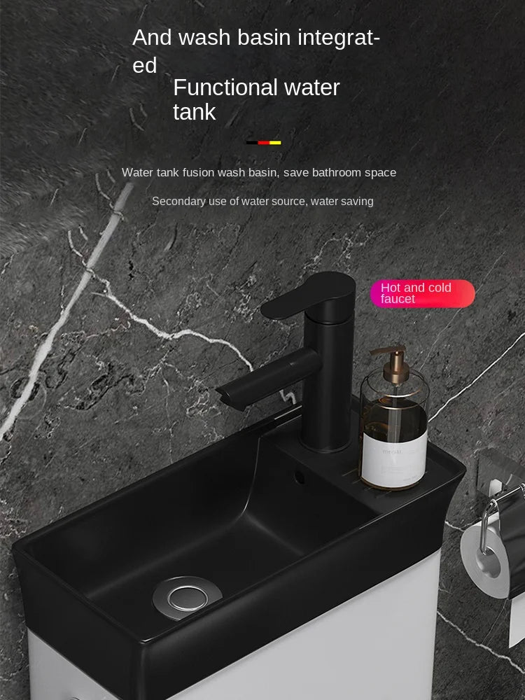 Integrated Toilet and Wash Basin Combo