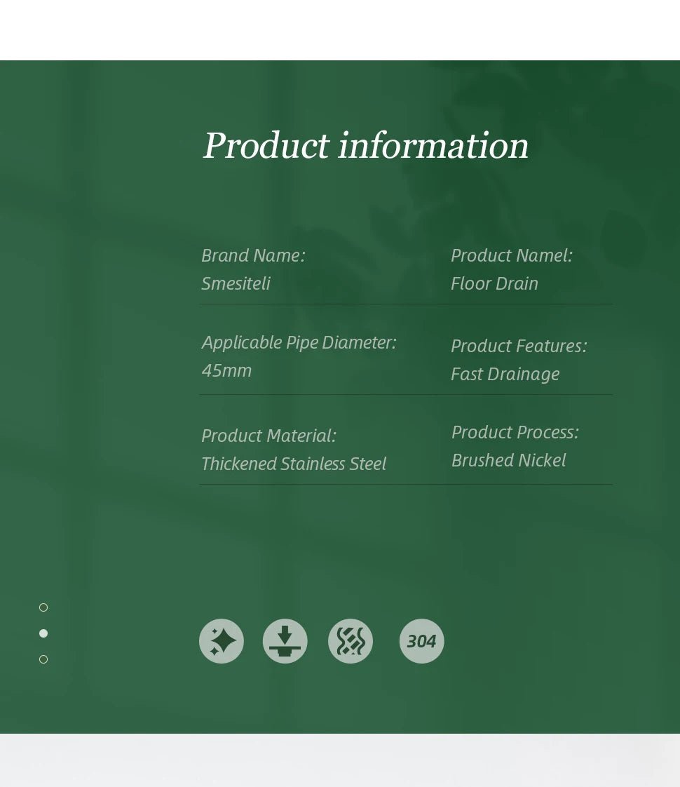 Brushed Gold Invisible Square Floor Drain