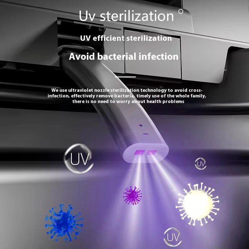 Luxury Tankless Smart Toilet – Matte Black Heated Electric Bidet