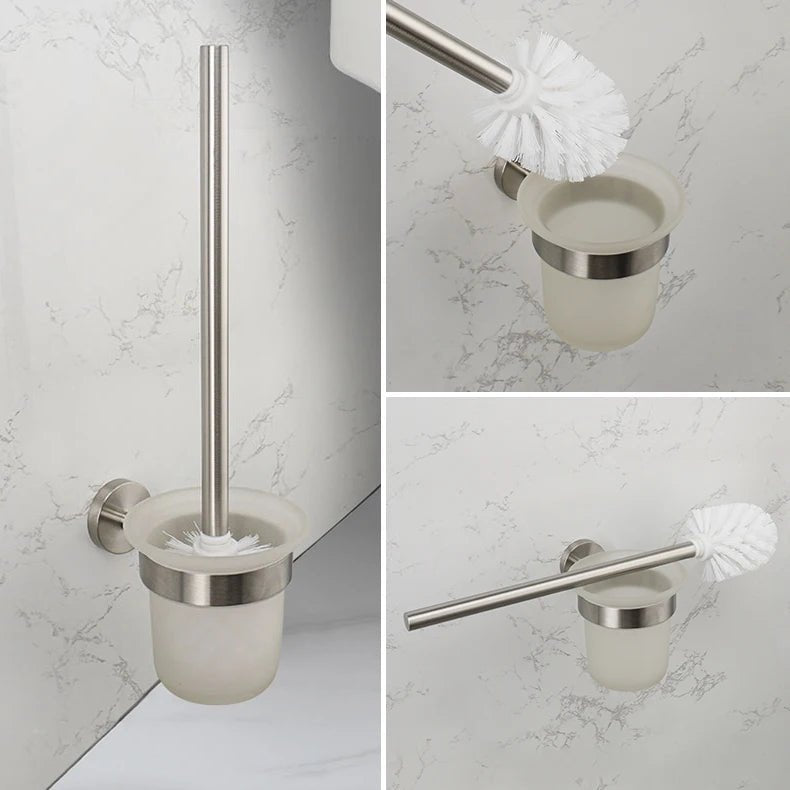 Brushed Stainless Steel Bathroom Hardware Set