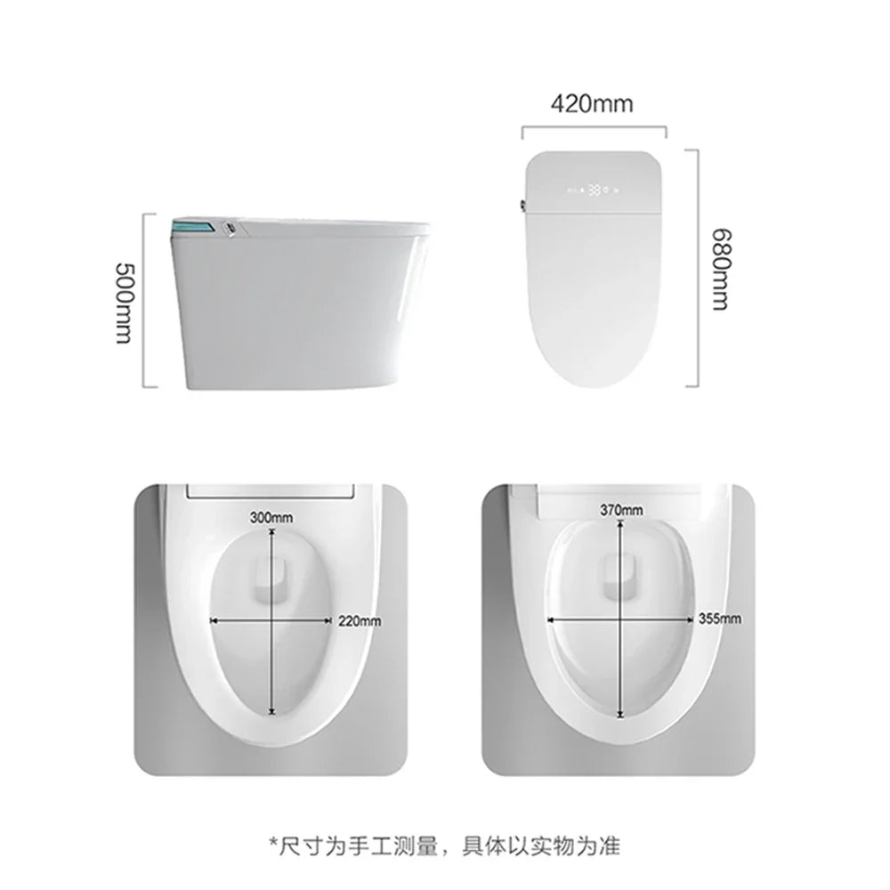 Floor-Mounted Smart Bidet Toilet