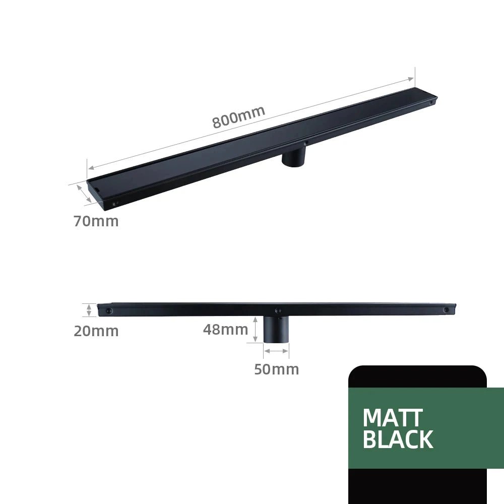 Brushed Gold Invisible Square Floor Drain