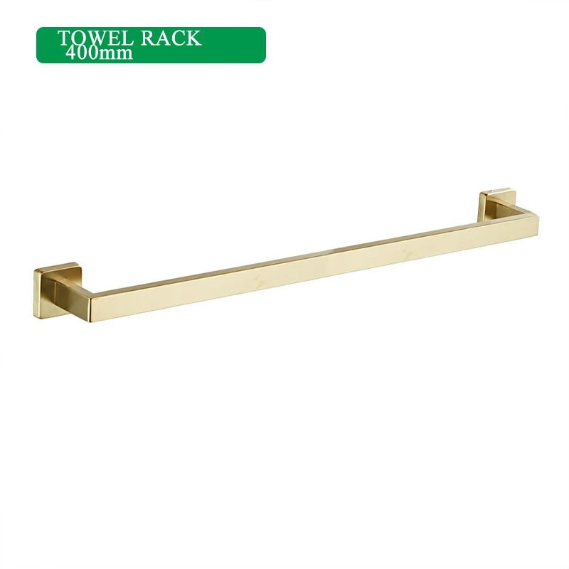 Matte Black Bathroom Accessories Set – Wall Shelf, Towel Rail, Hooks & Toilet Roll Holder