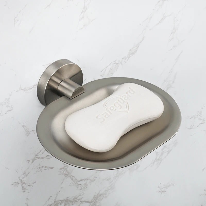 Brushed Stainless Steel Bathroom Hardware Set