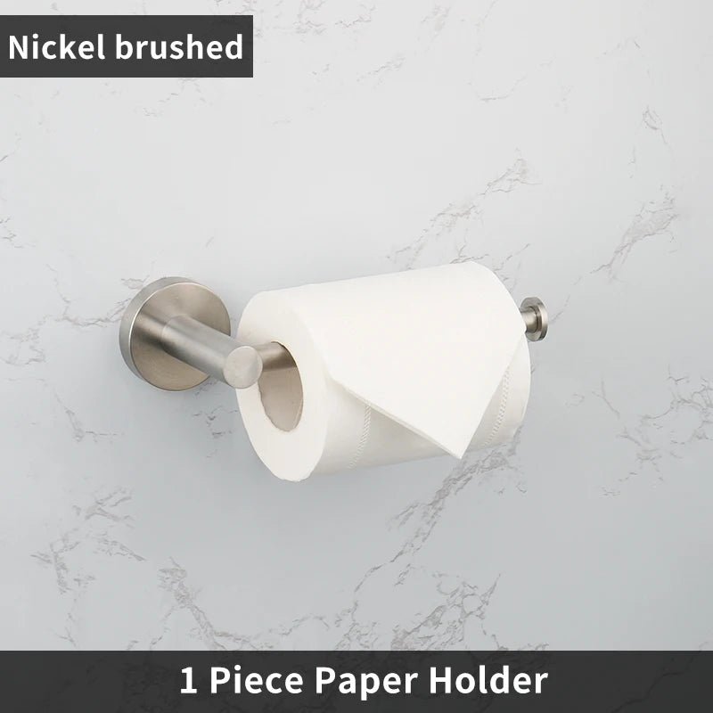 Brushed Stainless Steel Bathroom Hardware Set