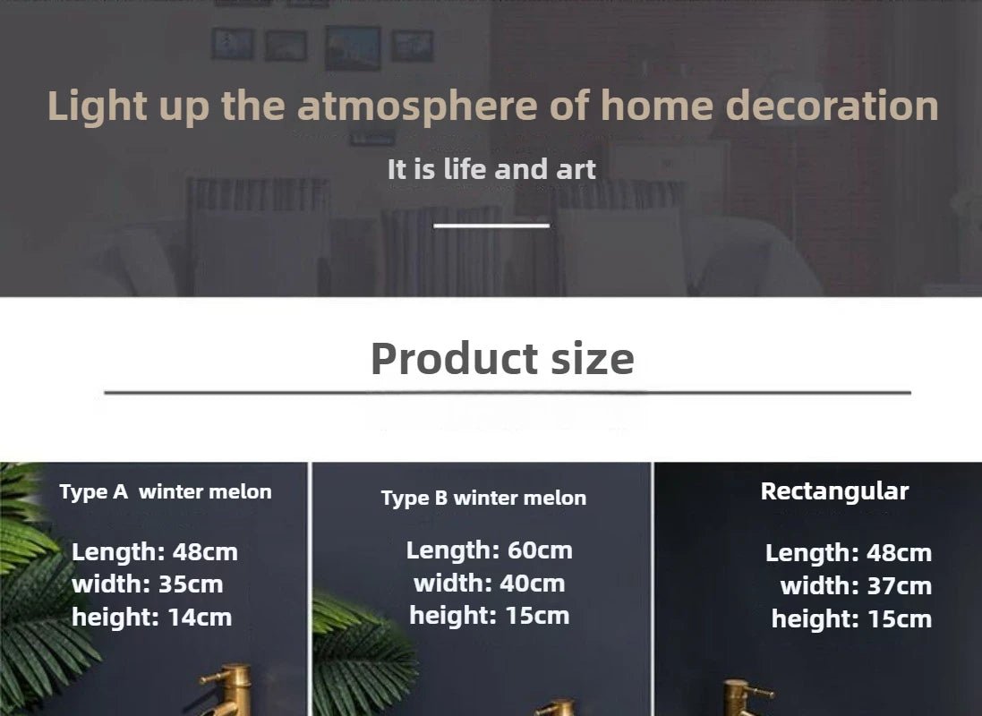 Nordic Ceramic Basin – 48×36×15cm Minimalist Bathroom Sink