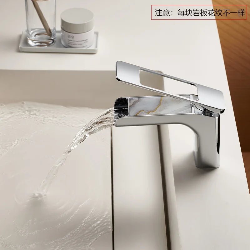 High-Quality Grey Basin Faucet – Brass Bathroom Vanity Tap
