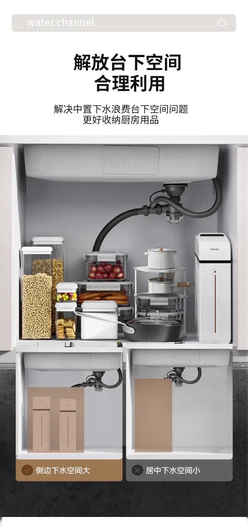 Stainless Steel Kitchen Sink – Digital Display & Ambient Light