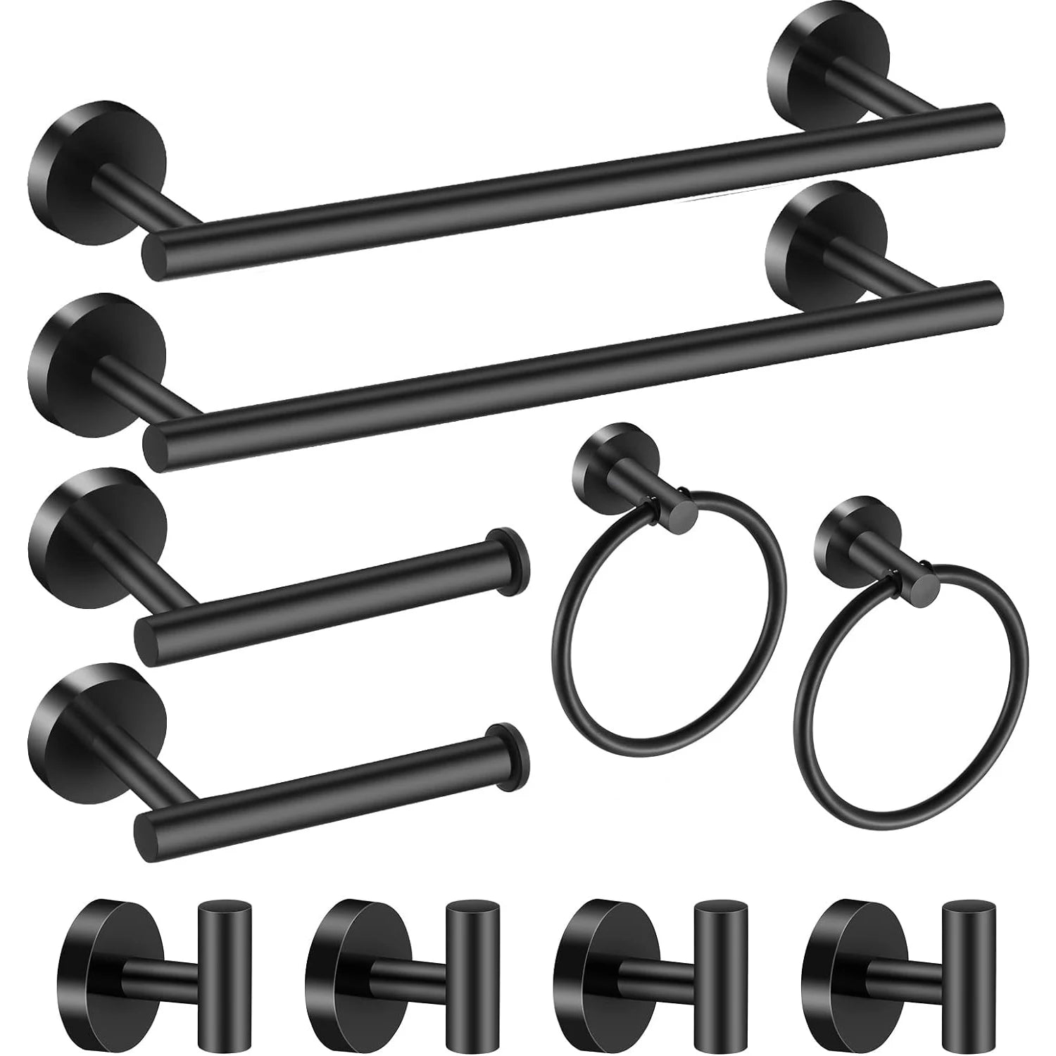 Stainless Steel Wall-Mounted Bathroom Hardware Set