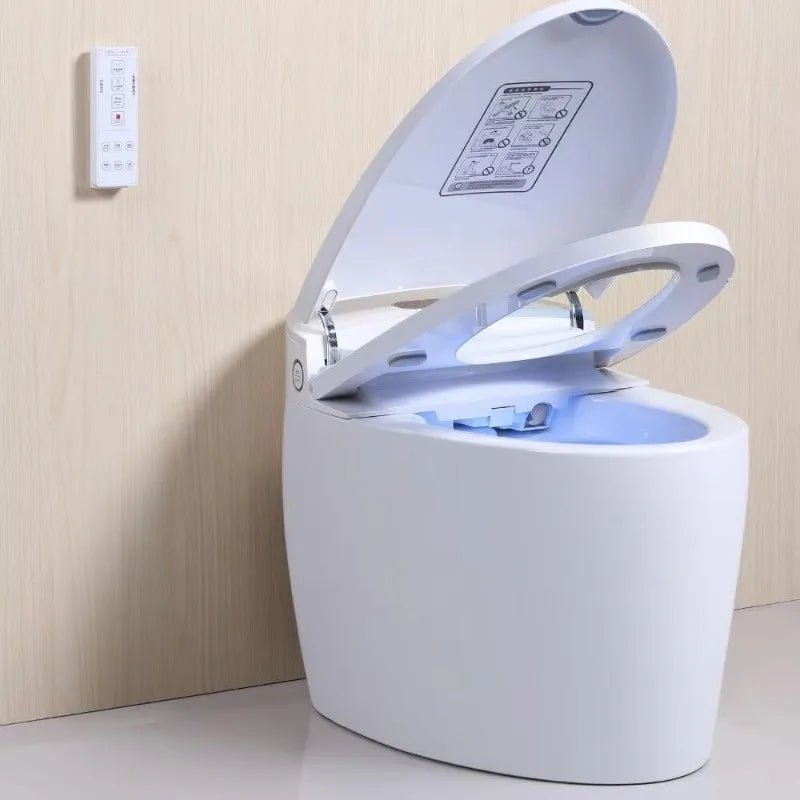 Japanese-Style Smart Commode with Auto Flush & Remote