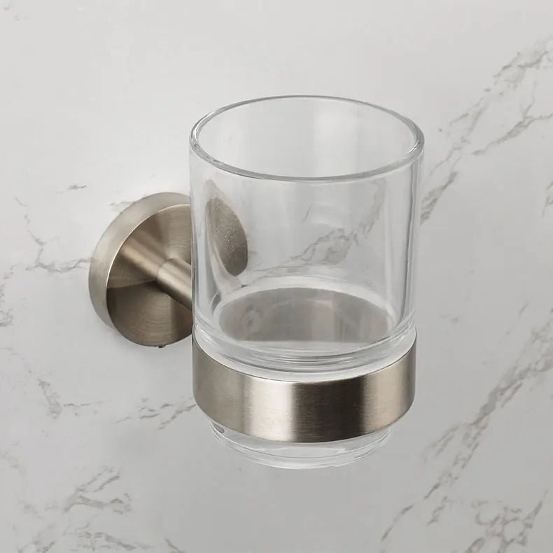 Brushed Stainless Steel Bathroom Hardware Set