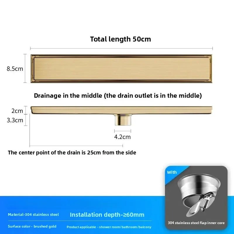 Stainless Steel Tile Insert Floor Drain
